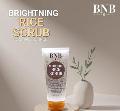 Pack of 3 BNB Rice Extract Bright & Glow Kit Golden Cap with Box